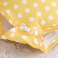 thumbnail image 5 of HCNTES Baby Girl Clothes Fall Winter 2 Pack Girls Outfits Infant Long Sleeve Dot Prints Romper Bodysuit Cartoon Suspender Pants Clothing Set Vacation Outfits For Girl, 5 of 6