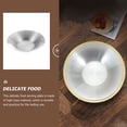 thumbnail image 2 of Assiette en Acier Inoxydable pour Manger Assiette Ronde en Acier Inoxydable Assiette de Rangement de Cuisine, 2 of 8