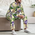 thumbnail image 7 of Honeii Labrador Retriever Dog Pattern Mens Pajamas Set,2pcs Men's Lounge Long Sleeve Sleep Shirt and Pajama Bottoms Sleepwear Set,Mens Pjs Sets-Medium, 7 of 7