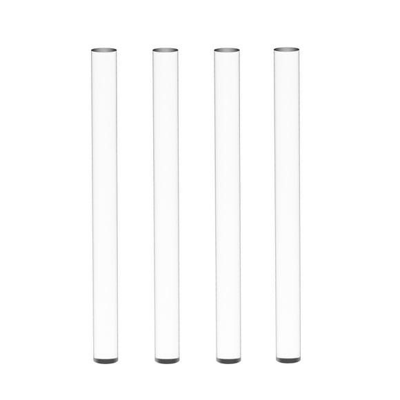 FixtureDisplays® 18mm (nominal 3/4") Diameter X 30" Long Acrylic Rod Plexiglass Stick Clear Lucite Transparent Dowel Rods for DIY Crafts 10131-30"-4PK