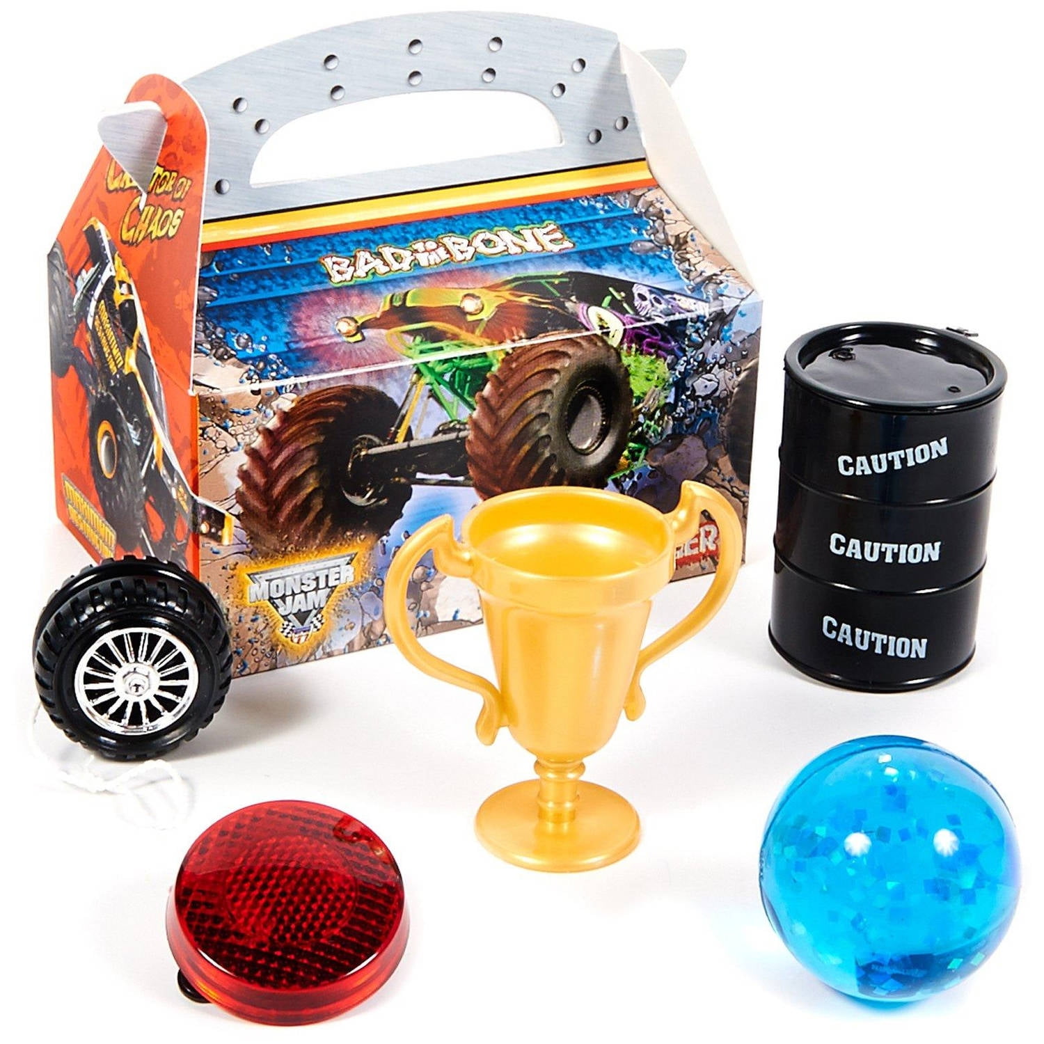 Monster Jam 3D Filled Party Favor Box