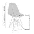 thumbnail image 5 of Paris Tower Side Chair Chrome Leg 2-Pack, 5 of 5