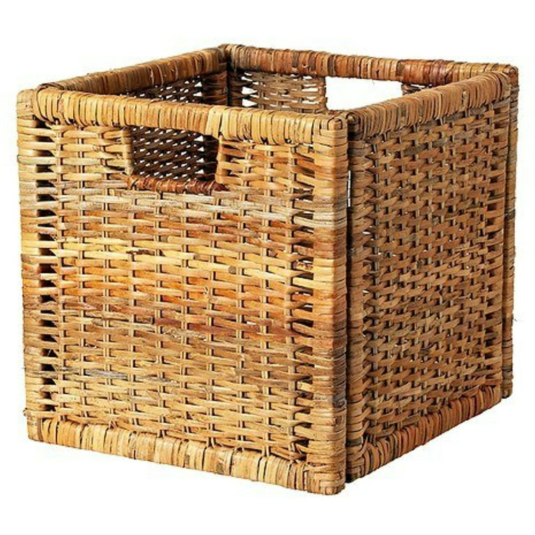 Ikea 4 Baskets, rattan Size 12 ½x13 ½x12 ½  
