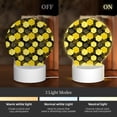 thumbnail image 3 of Naloa Geometric Pattern with Bee Acrylic LED Night Light Custom LED Lights Personalized Nightlight Customized Gifts for Family Couples Friends, 3 of 9