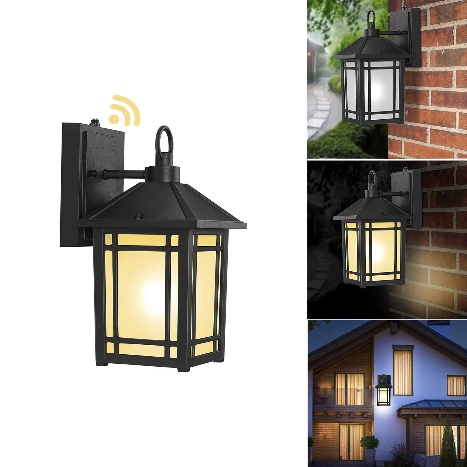 Motion Sensor Wall Lights Dusk to Dawn Outdoor Lamp AntiRust for