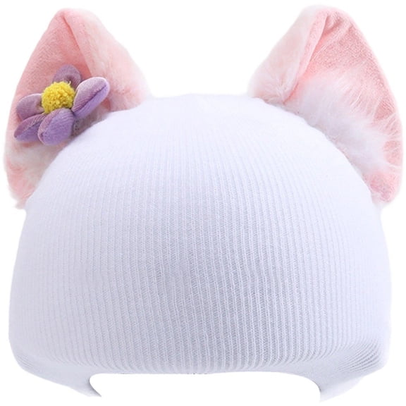 Jiibva Cute Ski Helmet Cover with Cat Ears Skiing Head Warmer Sports Helmet Accessories Unisex Skiing Caps for Ski Bike Motorcycle Outdoor Sport