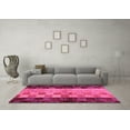 thumbnail image 3 of Ahgly Company Indoor Rectangle Abstract Pink Modern Area Rugs, 4' x 6', 3 of 4
