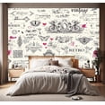 thumbnail image 3 of - Forest Landscapes Woodland Tree Fabric Wallpaper Living Room Bedroom Bathroom Jungle Wall Mural- not Peel and Stick）, 3 of 3
