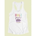 thumbnail image 3 of Happy Donuts I Racerback Tank Women -June Erica Vess Designs, Female Medium, 3 of 4
