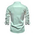 thumbnail image 3 of Camisa Slim Fit Calidad Moda Casual Formal Manga Larga Hombr, 3 of 8
