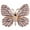 Clear, variant on Gyn&Joy Multi-color Crystal Rhinestone Winged Butterfly Pin Brooch BZ030 (pink)