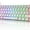 61 Keys-White-Red Switch, variant on Magic-Refiner RGB compact Type-C USB Mechanical Keyboard with USB Cable & User Manual, Blue