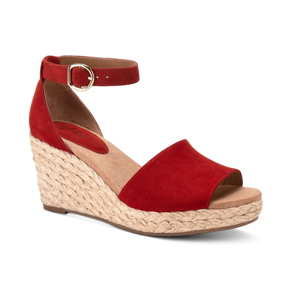 Style Co Seleeney Espadrille Sandals Auburn Micro 9M