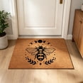 thumbnail image 3 of Cute Bee Welcome Doormat Indoor Entrance Door Mat Summer Bathroom Floor Mat Front Back Door Funny Bees Non Slip Doormat Inside Washable Entryway Carpet Rug for Porch Patio Hallway, 3 of 7