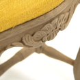 thumbnail image 2 of Zentique LI-S9-22-21-Y 20.5 x 41.5 x 20 in. Kate Side Chair, Dry Natural Birch & Yellow Raw Silk, 2 of 3