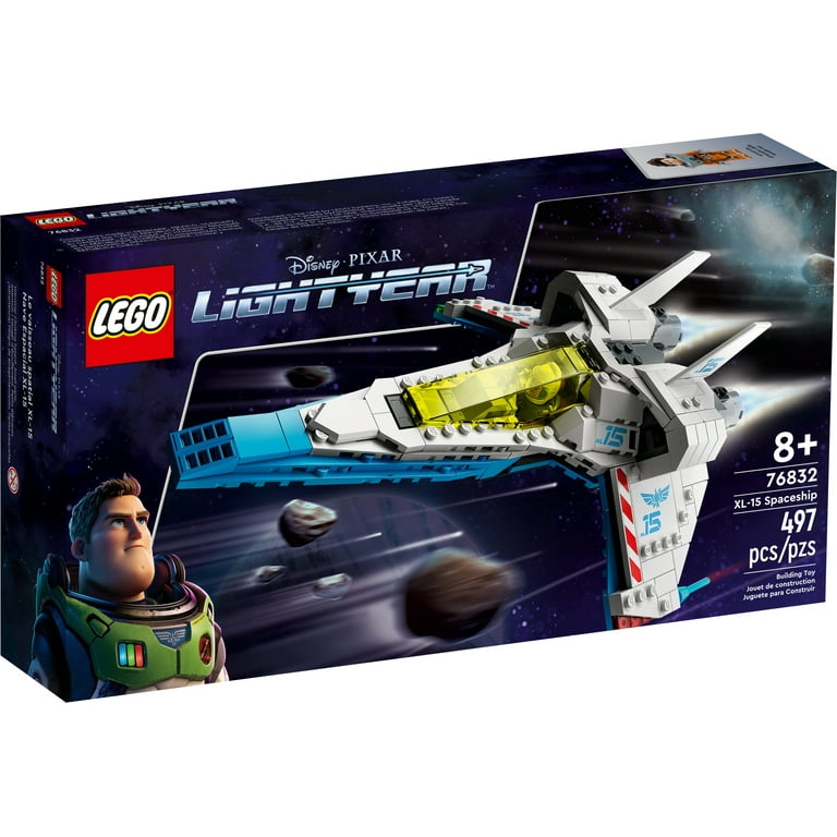 LEGO Disney Pixar Lightyear XL-15 Spaceship 76832 Building Toy Set (498  Pieces)