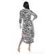 thumbnail image 3 of Vestido largo animal print Roman Fashion /Juvenil, 1765 (Negro animal print) negro CH, 3 of 6