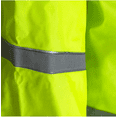 thumbnail image 5 of Blue Mountain BM44460-2XL Unisex Yellow Polyester Rainsuit Jacket & Bib Set, 3XL, 5 of 7