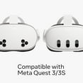 thumbnail image 5 of Meta Quest Compact Carrying Case — Works with Meta Quest 3/3S — Refreshed Compact Design — Fits Quest 3/3S, Touch Plus Controller, Active Straps, Charging Cable, and Adapter, 5 of 8