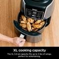 thumbnail image 5 of Ninja AF150AMZ Air Fryer XL, 5.5 Qt. Capacity that can Air Fry, Air Roast, Bake, Reheat & Dehydrate, with Dishwasher Safe, Nonstick Basket & Crisper Plate and a Chef-Inspired Recipe Guide, Grey, 5 of 5