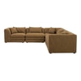 thumbnail image 2 of Moe's Home Collection Lowtide Classic L-Shaped Modular Sectional Amber Glow, 2 of 4