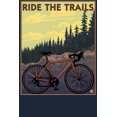 thumbnail image 1 of Bicycle (Trails) (12x18 Wall Art Poster, Room Decor), 1 of 3
