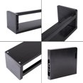 thumbnail image 3 of Esonal Black Nursery Shelves 16" Wooden Floating Wall Bookshelf for Kids Floating Wall Shelves 3.4 lb a Set of 3, 3 of 7