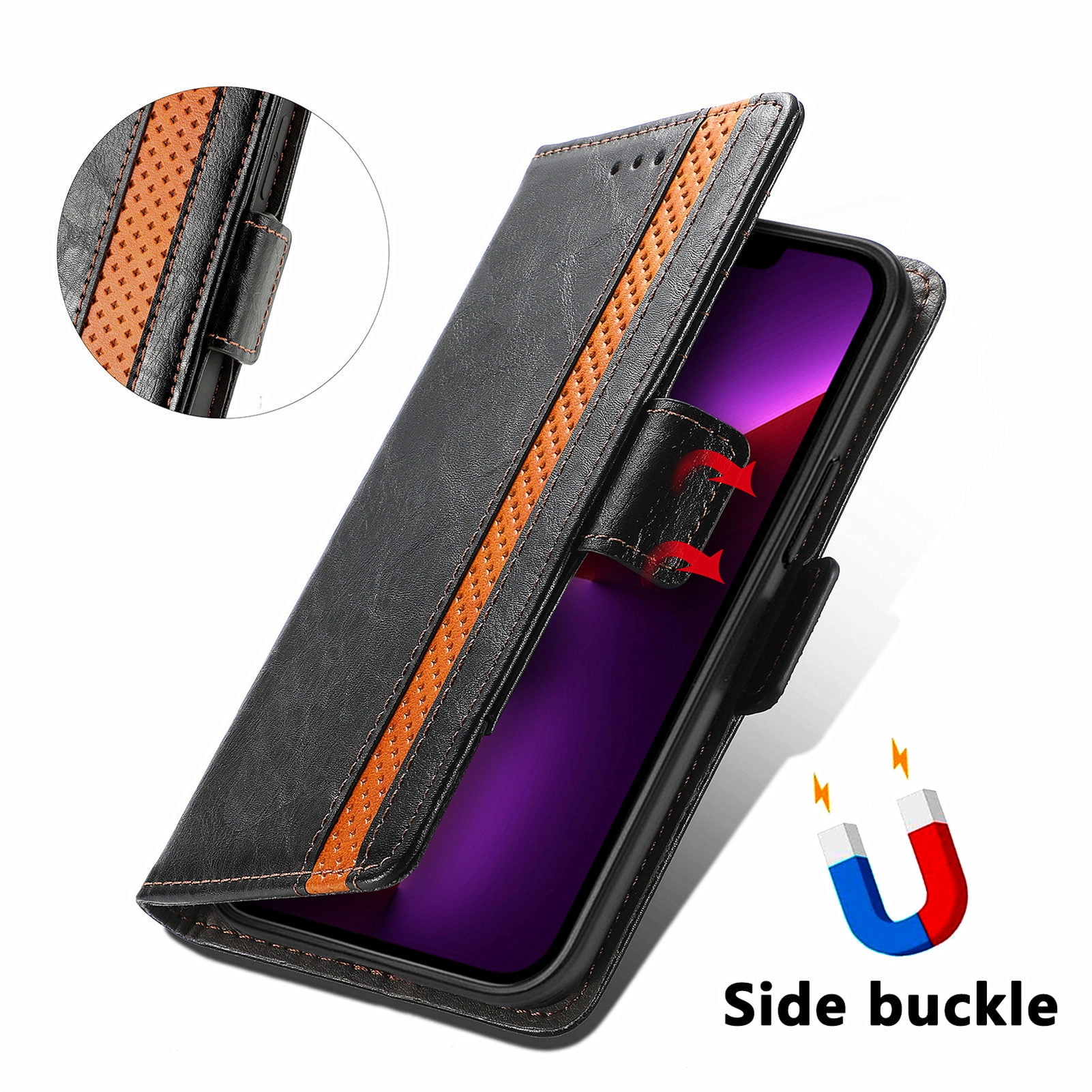 Feishell Business Wallet Case for iPhone 12 Mini,Premium PU Leather Full Protection Magnetic Buckle Flip Kickstand Shockproof Phone Case with ID Credit Card Slots,Lightbrown - Walmart.com Feishell Business Wallet Case for iPhone 12 Mini,Premium PU Leather Full Protection Magnetic Buckle Flip Kickstand Shockproof Phone Case with ID Credit Card Slots,Lightbrown - Walmart.com