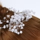 thumbnail image 4 of Diseño De Peine De Aleación Per Artificial Con Adornos Para El Cabello De Cóctel Gypsophi Flower Girls Macarena Pinza para el pelo con perlas, 4 of 8