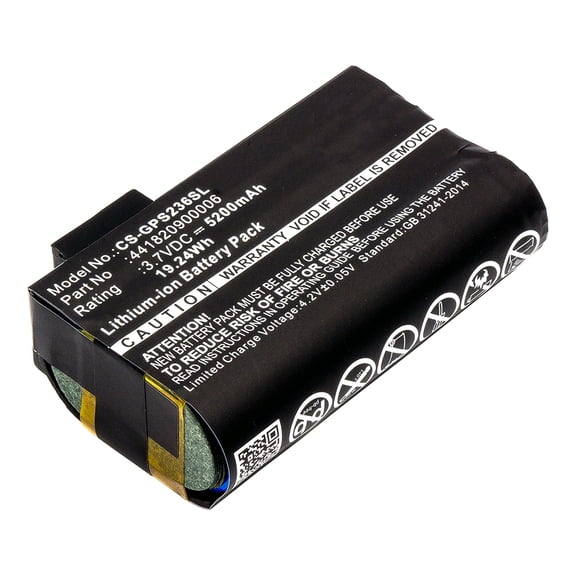 Replacement Battery for Getac PS236,PS236C,PS336,PN:441820900006,5200mAh