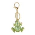 thumbnail image 5 of Grofry Creative Frog Pendant Keychain Sparkling Rhinestones Inlaid Car Keyring Backpack Bag Charm Keychain Accessories, 5 of 8