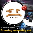 thumbnail image 4 of Kit de dirección de piezas RC Professional Rock Crawler Climbing de vehículos multicolor de metal resistente reemplazo para 44571 J3 Gold 1 set Inevent FN001430-01, 4 of 7