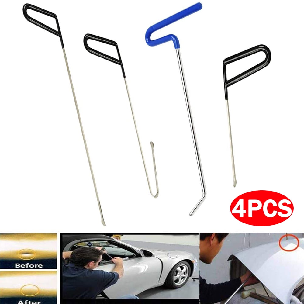 3PCS Auto Body Dent Removal Whale Rod Tools Paintless Dent Puller Rods 