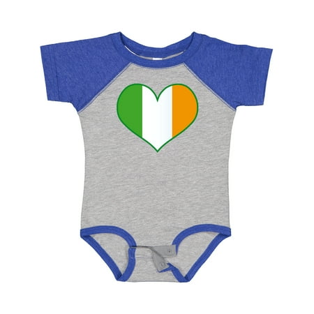 

Inktastic Irish Flag Heart St Patricks Gifts Gift Baby Boy or Baby Girl Bodysuit