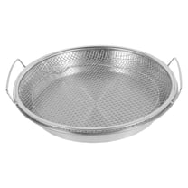 JunJuxs Heat Resistant Round Draining Rack with Drip Pan for Frying Fruits and Veggies