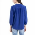 thumbnail image 4 of Vince Camuto Ladies' V-Neck Top Goddess Blue Size S, 4 of 4