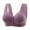Purple, variant on Womens Sports Bras Lightly Lined Bra Feature V-Neck Full-Figure Bra Style W-601 Pinks L