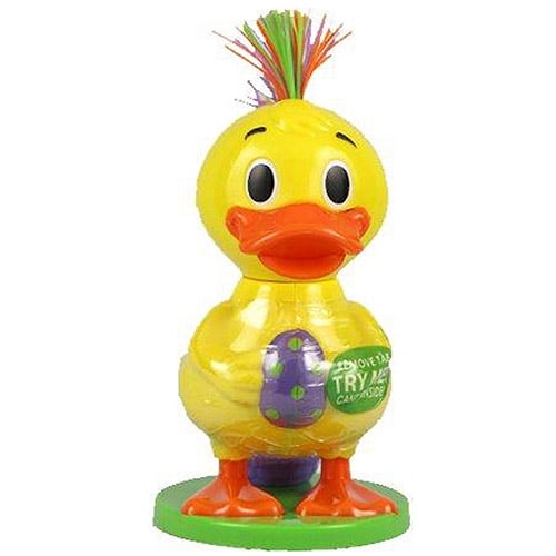Galerie Funky Hair Duck Candy Dispenser Filled with Candy Pieces, 0.3