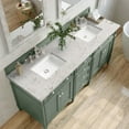 thumbnail image 3 of James Martin Vanities 650-V72-UGR-3EJP Brittany 72" Double Basin Poplar Wood Vanity Set -, 3 of 7