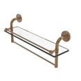 thumbnail image 6 of Allied Brass - Remi 22'' Gallery Glass Shelf with Towel Bar in Matte Gray, 6 of 7