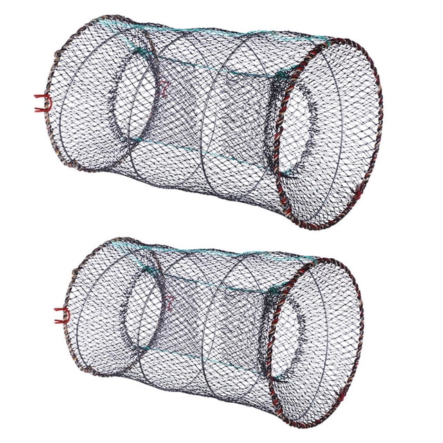CUITING 2 Pcs Pièges à Écrevisses Professionnels Pièges à Homard Multifonctions Pièges à Appâts Pratiques