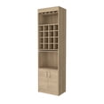 thumbnail image 1 of FM FURNITURE Illinois Bar Cabinet Light Pine (beige) Engineered Wood, 1 of 7