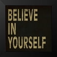 thumbnail image 2 of Harbick, N 12x12 Black Modern Framed Museum Art Print Titled - Believe in Yourself, 2 of 5