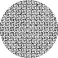 thumbnail image 1 of Ahgly Company Tapis Rond Lavable en Machine Intérieur Transitionnel Sonic Gris Argenté, 4 Pieds Rond, 1 of 7