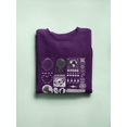 thumbnail image 3 of Trendy  Objects Rave Style Sweatshirt Women -Image by Shutterstock, Female Large, 3 of 4