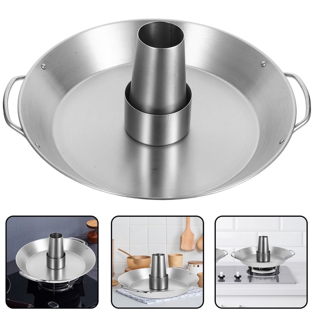 CATIEBYE Chicken Roaster Grill Tool Turkey Roaster Rack Silver for Hiking 1Pcs