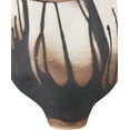 thumbnail image 6 of Currey And Company 1200-0873 Inoue 8" Wide Porcelain Vase - Black / Off White, 6 of 7