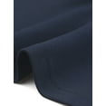 thumbnail image 5 of INSPIRE CHIC Peplum Blouse Skirt Set for Women's Business Outfit Square Neck Short Sleeve Top Fishtail Bodycon Skirt XS Navy Blue, 5 of 5