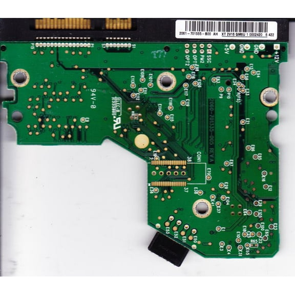 WD1600JS-60MHB1, 2061-701335-B00 AH, REV A, WD SATA 3.5 PCB