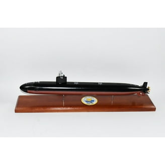 USS Columbia SSN-771 Submarine Model, 20 inch, Black Hull